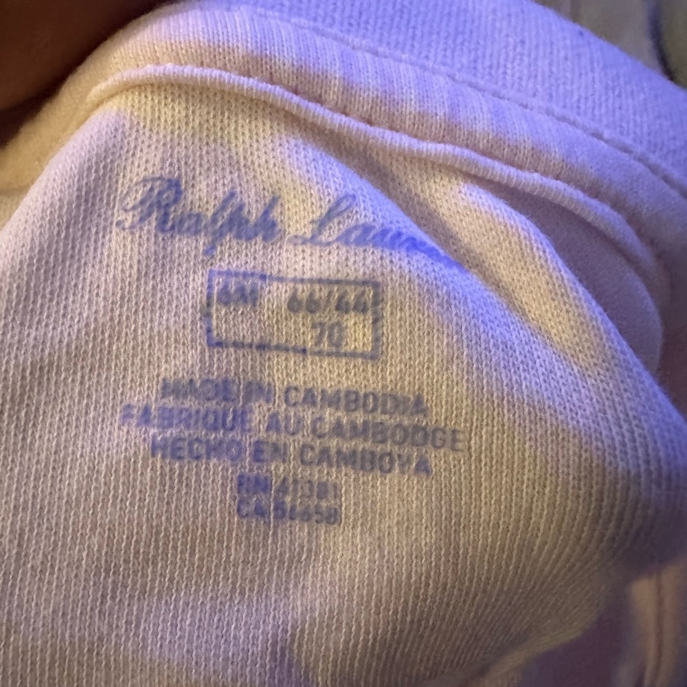 Ralph Lauren pink Polo Shirt 6 months